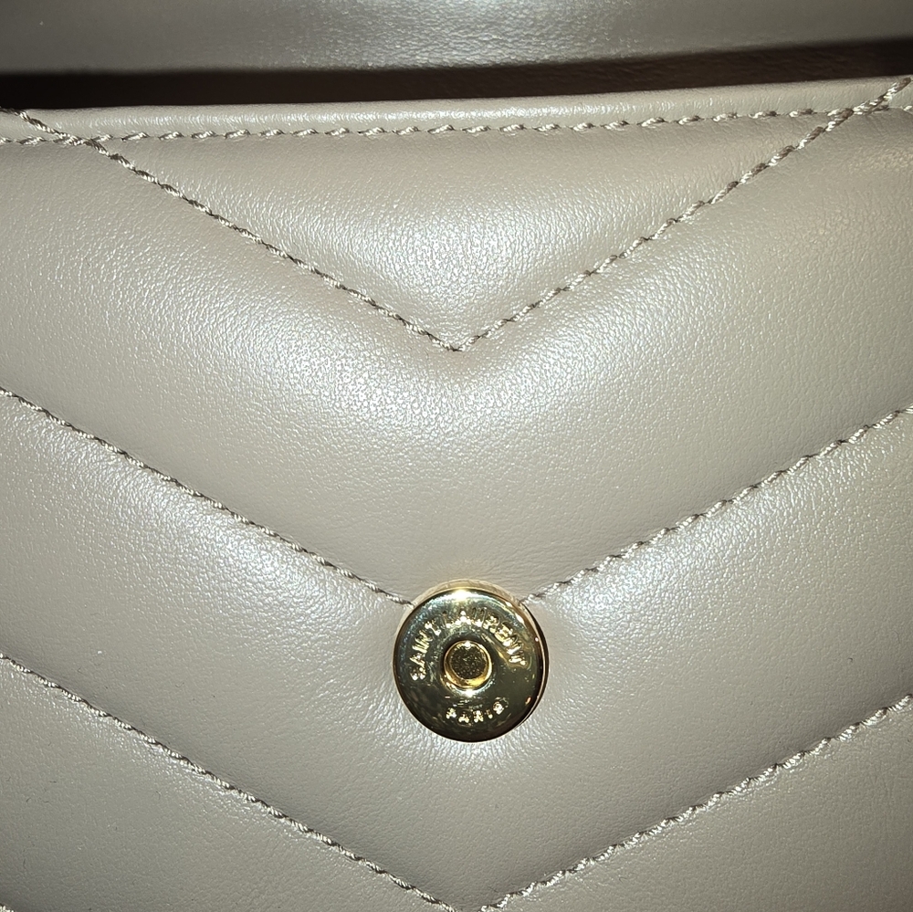 YSL Toy Lou Lou Leather Shoulder Bag - Picture 10 of 14